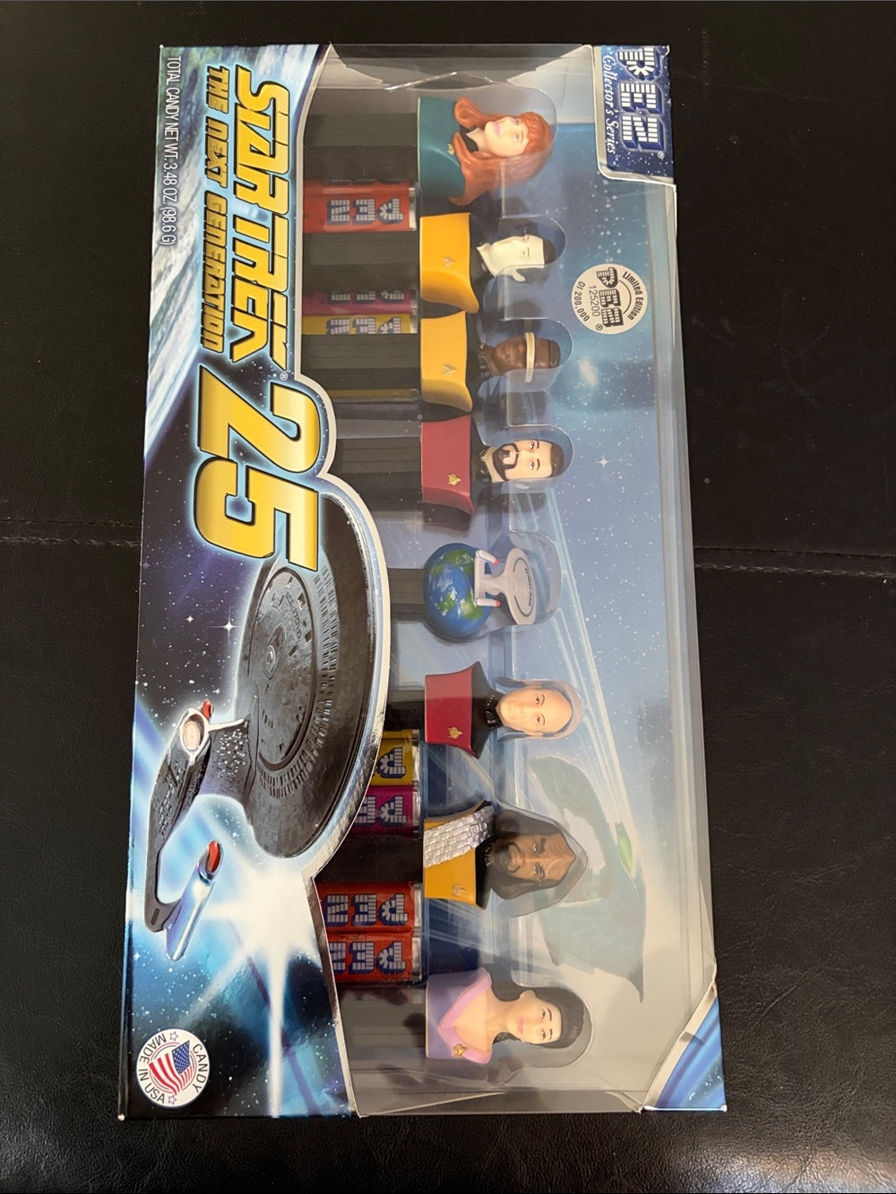 Star Trek 25 The Next Generation PEZ Dispenser Set - Multicolor